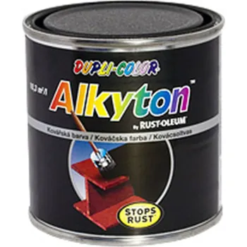 barva na kov Alkyton Rust-Oleum Dupli-Color 750 ml černá