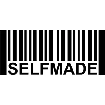 Samolepicí dekorace na vozidlo Samolepka nápis SELFMADE na auto a motorku, tuning nálepka (25217)