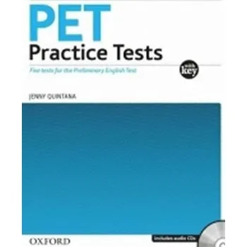 Anglický jazyk PET Practice Tests: Practice Tests With Key and Audio CD Pack – Jenny Quintana