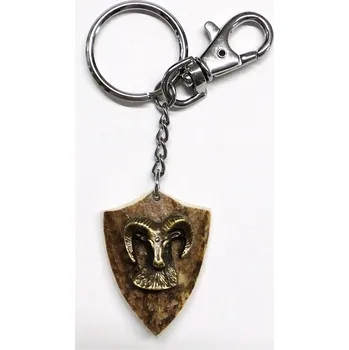 Přívěsek Klíčenka ZUBÍČEK parohová erb motiv - muflon