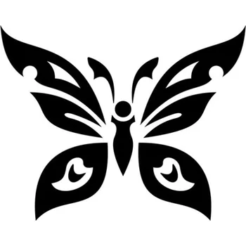 Samolepicí dekorace na vozidlo Samolepka okřídlený motýl na auto a motorku, tuning nálepka (2806)