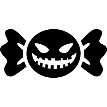 Samolepicí dekorace na vozidlo Samolepka bonbonek na auto a motorku, tuning nálepka (2251)