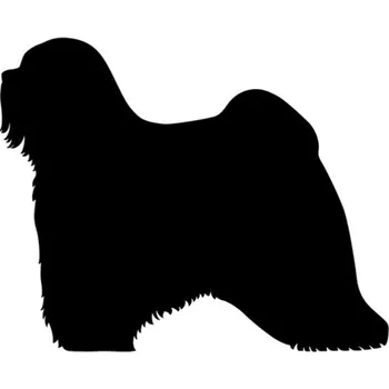 Samolepicí dekorace na vozidlo Samolepka tibetský teriér na auto a motorku, tuning nálepka (4950)