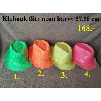 Klobouk KLOBOUK FLITR NEON - 3