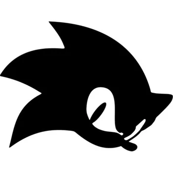 Samolepicí dekorace na vozidlo Samolepka ježek Sonic na auto a motorku, tuning nálepka (2401)