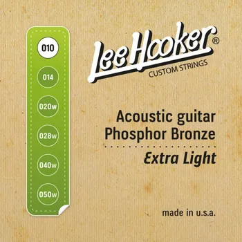Struna pro kytaru a smyčcový nástroj Lee&nbsp;Hooker ACOUSTIC&nbsp;GUITAR Extra light (010-050) - Struny na akustickou kytaru - sada