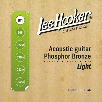Struna pro kytaru a smyčcový nástroj Lee&nbsp;Hooker ACOUSTIC&nbsp;GUITAR Light (011-052) - Struny na akustickou kytaru - sada