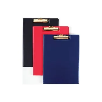 Psací podložka Dvojdeska A4 s klipem - černá