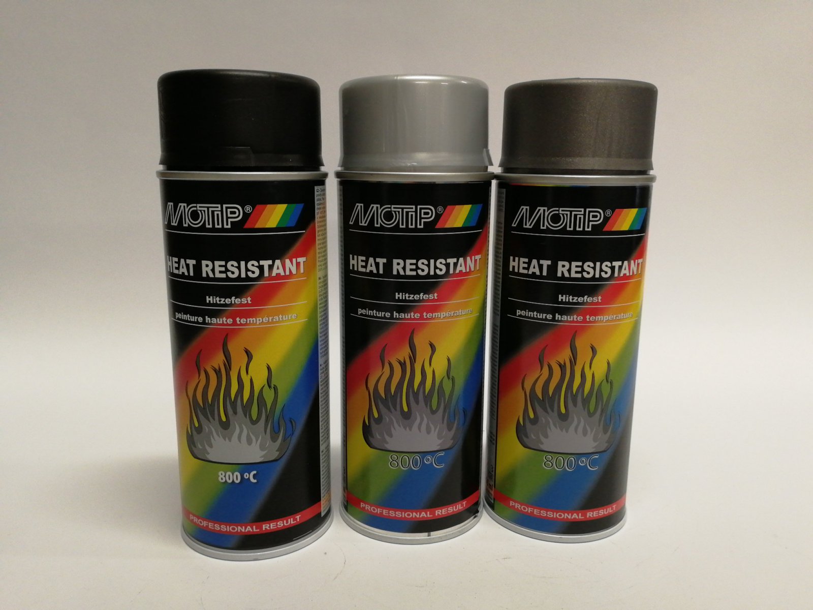 Motip žáruvzdorný sprej černý 400 ml