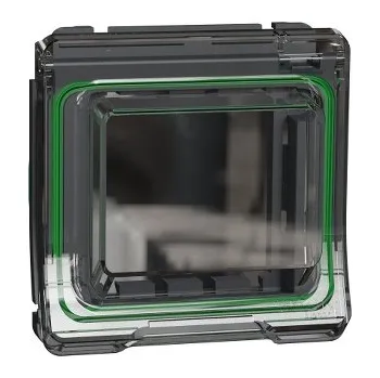 Elektroinstalační krabice MUR35110 Krytá krabice s víčkem pro přístroje Altira, IP55, antracit, Schneider Electric