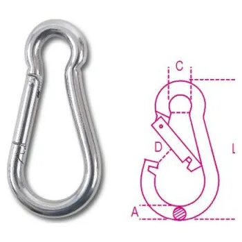 Stahovací páska HÁK KARABINKA-MODEL 8274 7X70 MM AISI316 (HÁK KARABINKA-MODEL 8274 7X70 MM AISI316)