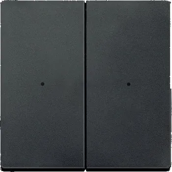 Elektrická zásuvka MTN625214 Kryty pro 2-násobný tlač. modul, Antracit, System M, Schneider Electric