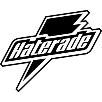 Samolepicí dekorace na vozidlo Samolepka Haterade na auto a motorku, tuning nálepka (2798)