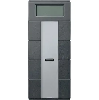 Elektrická zásuvka MTN6214-0414 KNX multifunkční tlač. panel, 4-násobný plus+RTC+IČ, Antracit, System M, Schneider Electric