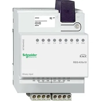 Elektrická zásuvka MTN644592 KNX modul binárních vstupů REG-K/8x10, Schneider Electric