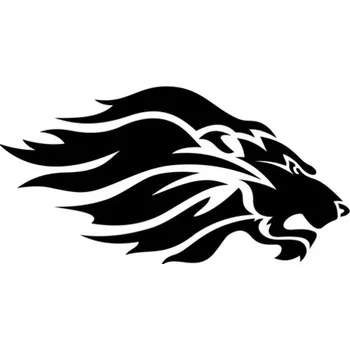 Samolepicí dekorace na vozidlo Samolepka lev na auto a motorku, tuning nálepka (3694)