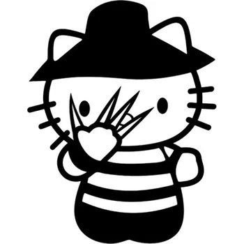 Samolepicí dekorace na vozidlo Samolepka Hello Freddy na auto a motorku, tuning nálepka (2862)