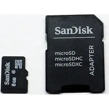 Paměťová karta Paměťová SD karta 16GB s adaptérem