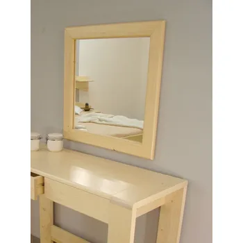 Zrcadlo čtvercové zrcadlo z masivu GALERY (zrcadlo čtverec GALERY 60 x 60 masiv)