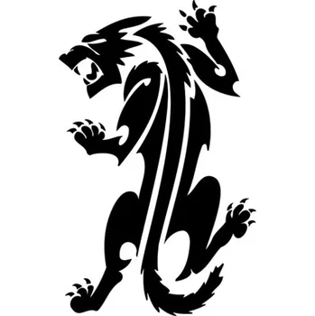 Samolepicí dekorace na vozidlo Samolepka kočkovitá šelma na auto a motorku, tuning nálepka (3428)