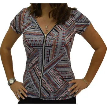 Dámská halenka Halenka Ardewo na zip modrá Velikosti Ardewo: L