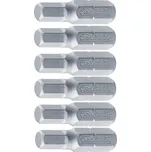 E113651 TONA EXPERT 1/4" BITY 25MM IMBUS, 2,5MM, 6 KS