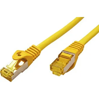 Kabel goobay S/FTP patchkabel kat. 7, s konektory RJ45, LSOH, 20m, žlutý (91656) - 21.92.2212