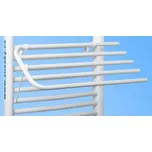 Sušák 4 ručníků na trubkové radiátory, délka 50 cm, barva bílá lesklá