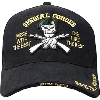 Kšiltovka ROTHCO® Čepice ROTHCO® SPECIAL FORCES černá