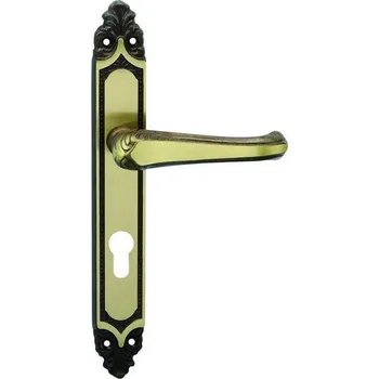 Dveřní kování Cobra Ikarus PZ 90 mm OF klika/klika bronz hnědý/tmavý