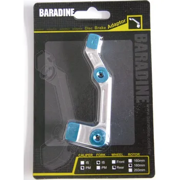 Brzda na kolo Adaptér zadní IS-PM na 180mm modrý CNC ELOX Baradine