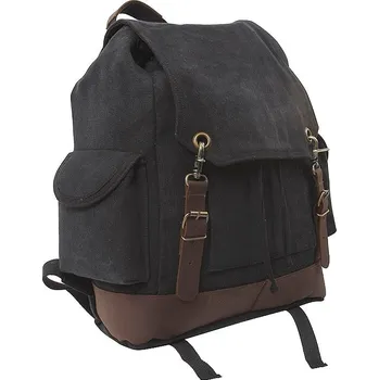 Outdoorové zavazadlo ROTHCO® Batoh ROTHCO® EXPEDITION černá & kůže