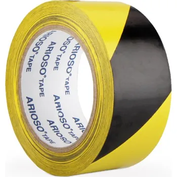 Lepicí páska PVC páska s kaučukovým lepidlem je určena k barevnému značení podlah a vyznačování komunikačních zón.