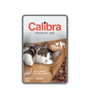 Krmivo pro kočku Calibra Cat Premium Adult Lamb & Poultry 100 g