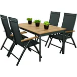 Zahradní sestava Concept teak 4+1 (Hliníková zahradní sestava)