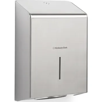 Zásobník na papírové ručníky Nerezový zásobník skládaných papírových ručníků vhodný pro použití v prostorech s frekventovaným provozem.