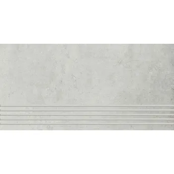 Obklad Scratch bianco stopnica prosta nacinana mat - schodovka 29,8x59,8 bílá matná 149441