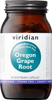 Přírodní produkt viridian Oregon Grape Root 90 cps.