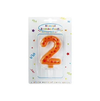 Dortová svíčka Svíčka na dort č. 2, barevná