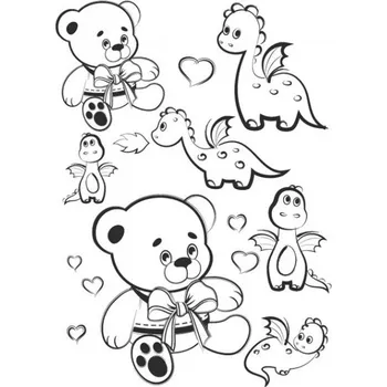 PRIMO Samolepka na textil zažehlovací 21x30cm DINOSAURE