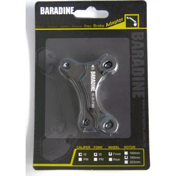 Brzda na kolo Adaptér přední IS-IS na 180mm černý Baradine