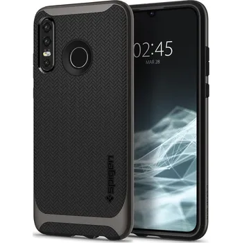 Pouzdro na mobilní telefon Spigen Neo Hybrid pro Huawei P30 Lite Gunmetal