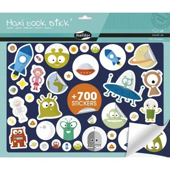 samolepka Maildor Velký sešit samolepek Vesmír AE174