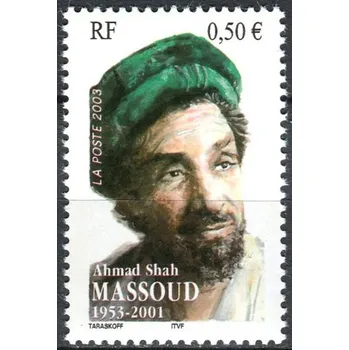 Poštovní známka Post France (2003) MiNr. 3736 ** - Francie - 50. narozeniny Ahmada Shah Massoud