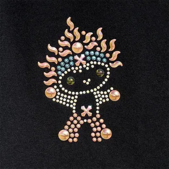 PRIMO Samolepka na textil zažehlovací MANGA ROSE