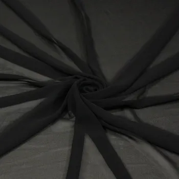 Šifon 051 černý, š.145