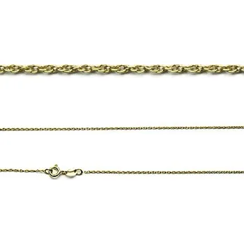 Řetízek Stříbrný řetízek pozlacený, 45 cm