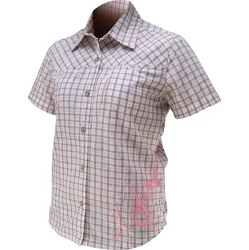 38 - Košile DERBY bílá, krátká, bavlna, dámská IXS