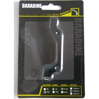 Brzda na kolo Adaptér přední IS-PM na 180mm černý Baradine