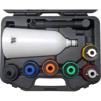 Nálevka na motorový olej s adaptéry pro vozy Lexus, Toyota, Nissan, Jaguar, Honda, Audi, BMW, Mercedes, Volvo, VW a další, WELZH (Welzh Werkzeug)